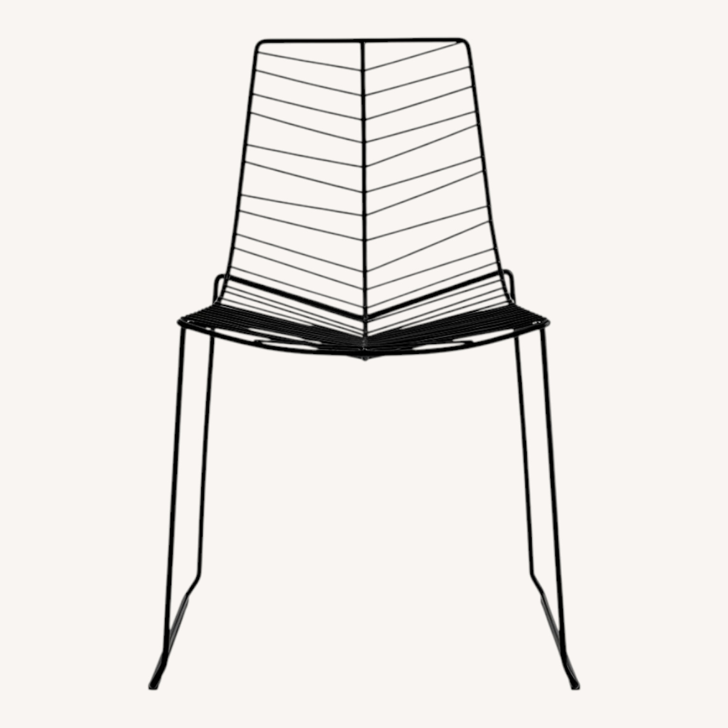 Arper Leaf Black/Brown Metal Accent Chairs - image-0