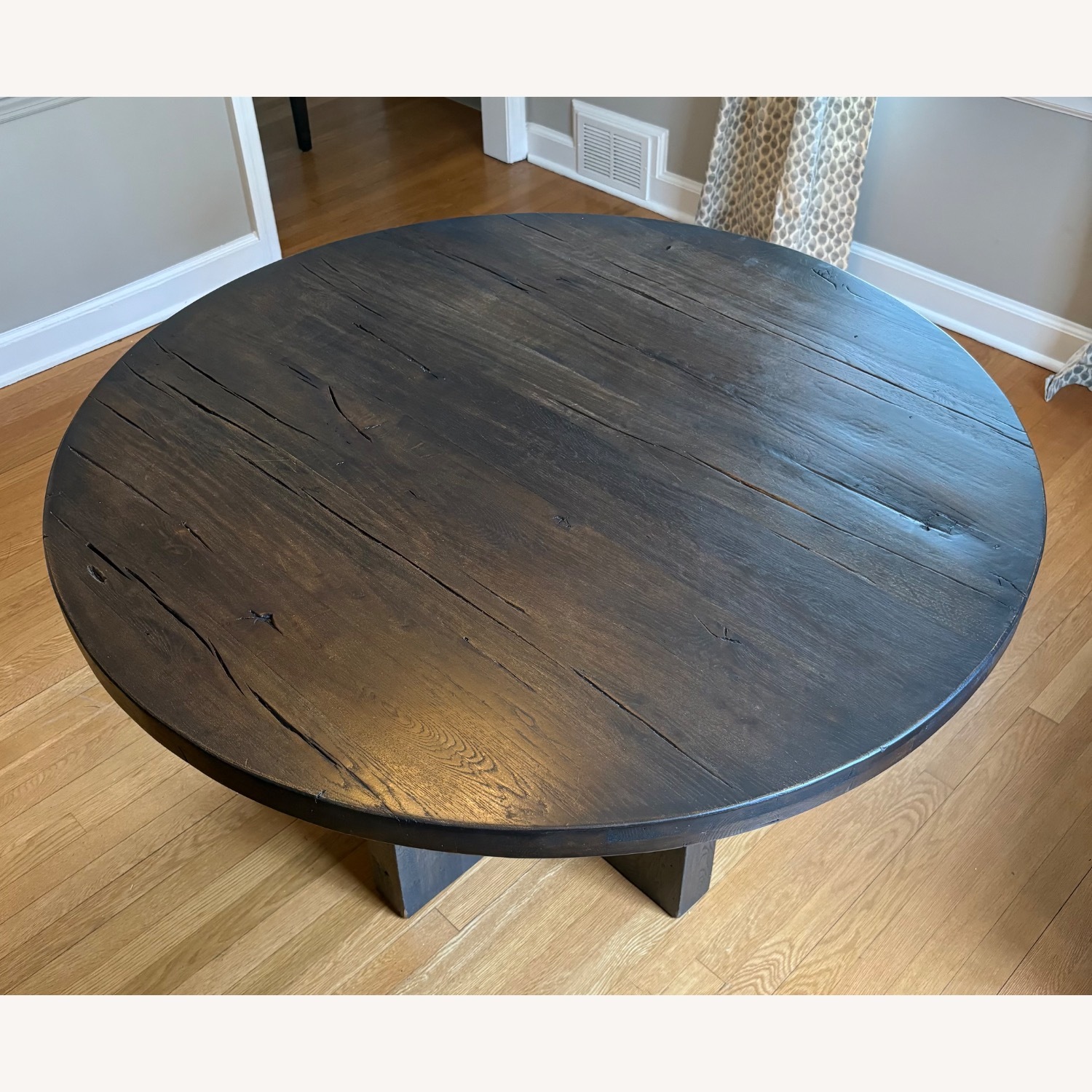 Restoration Hardware Reclaimed Oak Dining Table - image-1