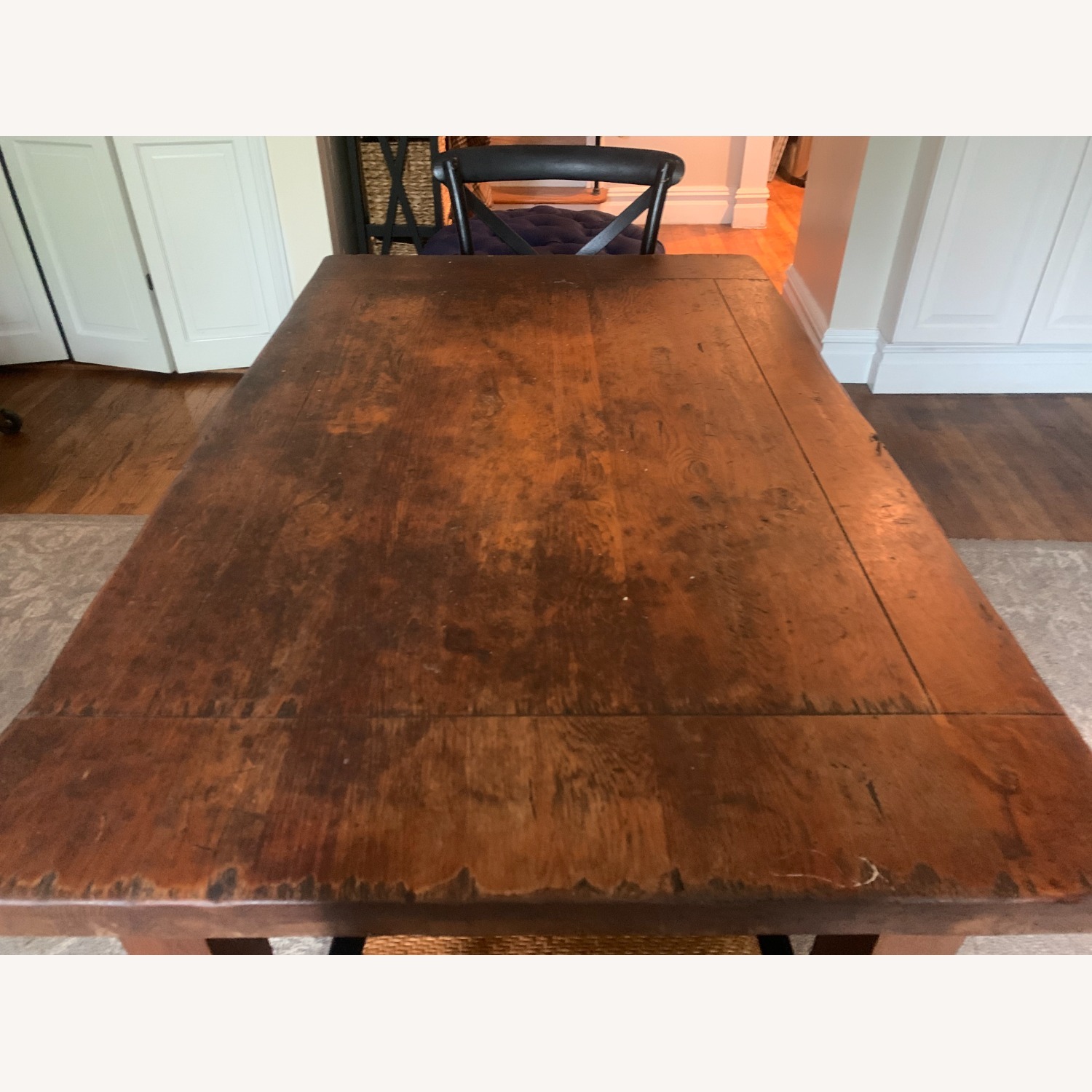 ABC Carpet and Home Dark Brown Wood Dining Table - image-2