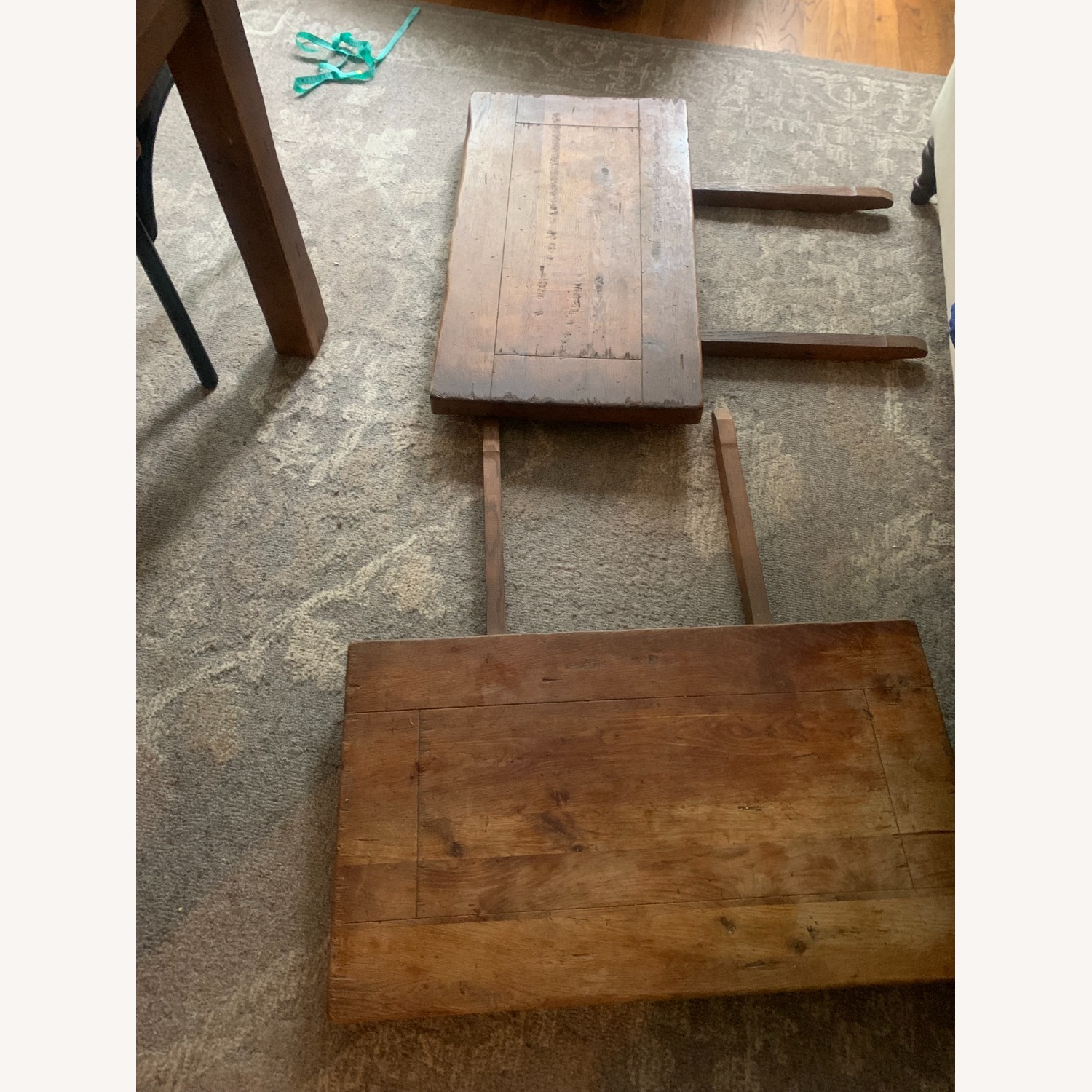 ABC Carpet and Home Dark Brown Wood Dining Table - image-3
