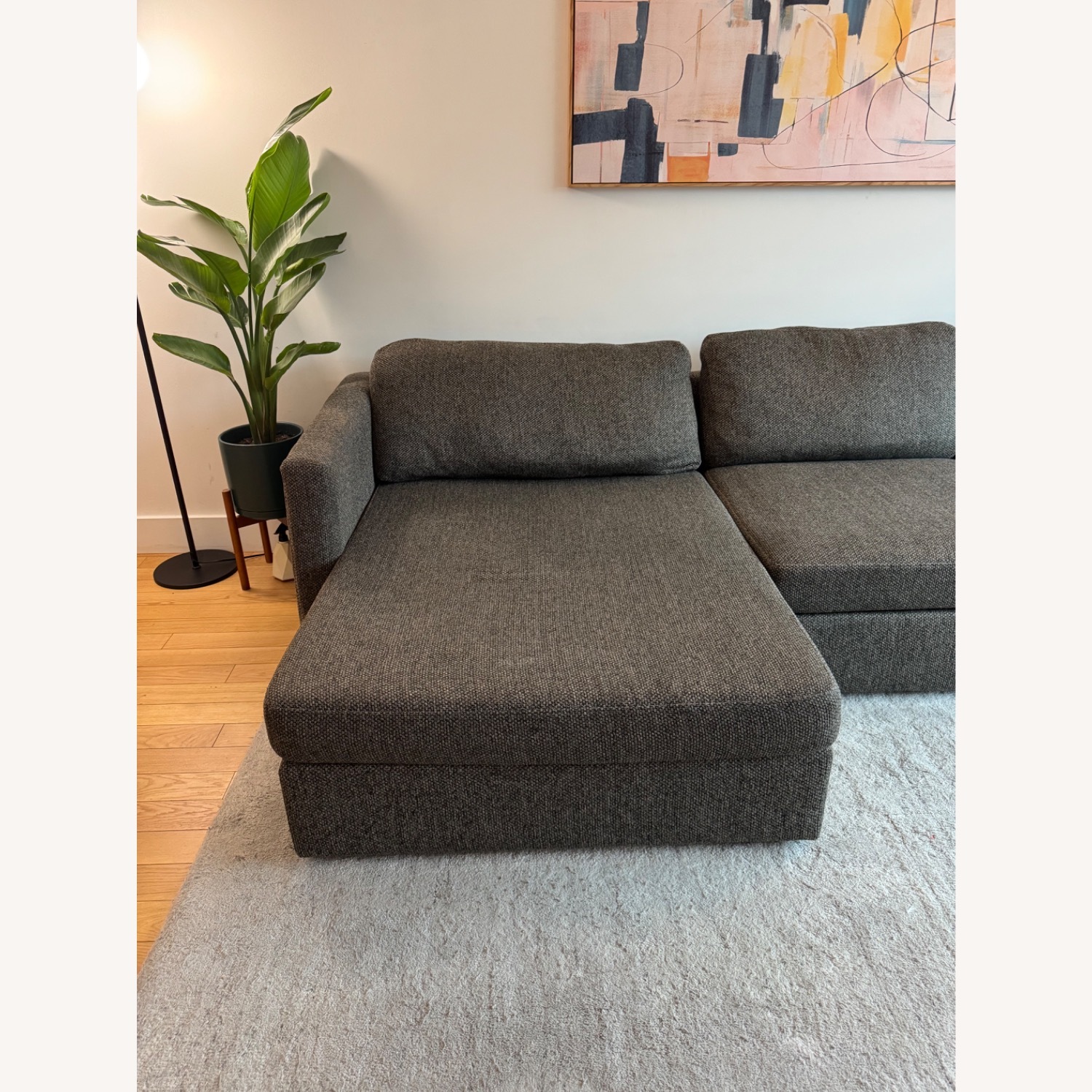 Macy's Clinton Fabric 3-Piece Chaise Sectional - image-3