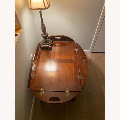 Used Vintage/Antique Finds Dark Brown Coffee Table for sale on AptDeco