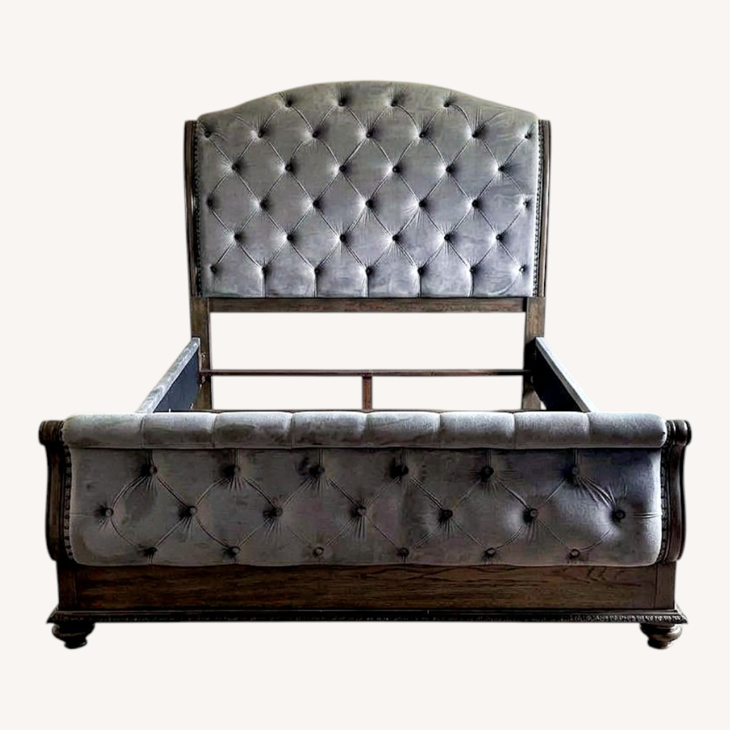 Raymour & Flanigan Natural Queen Bed - image-0