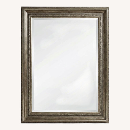 Used Vintage/Antique Finds Silver Wood Wall Mirror for sale on AptDeco