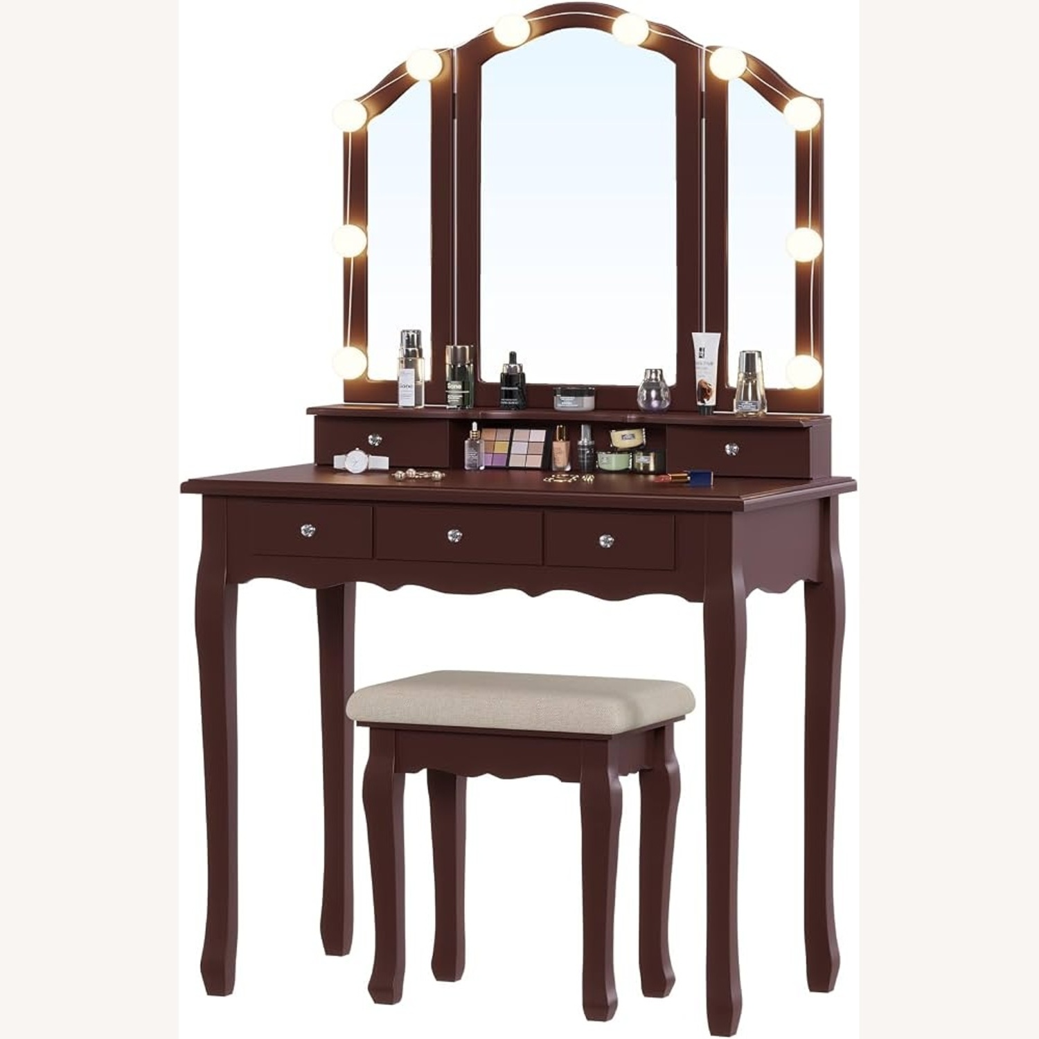Raymour & Flanigan Dark Brown Armoire - image-5