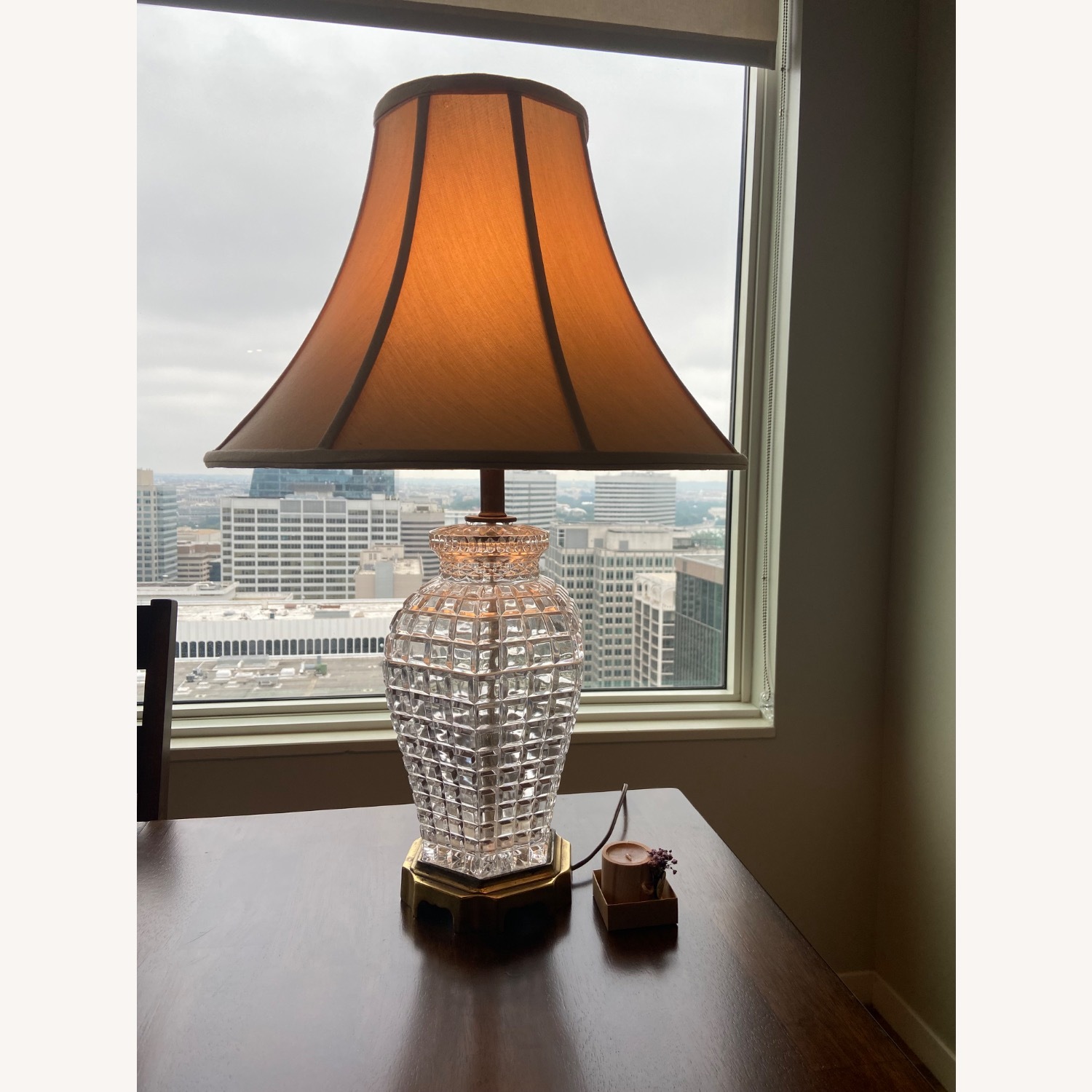 Vintage/Antique Finds Transparent Table Lamp - image-1