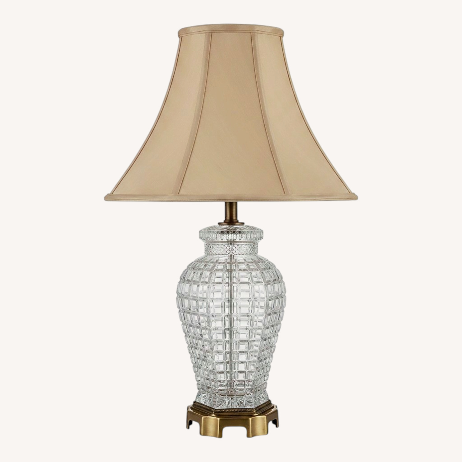 Vintage/Antique Finds Transparent Table Lamp - image-0