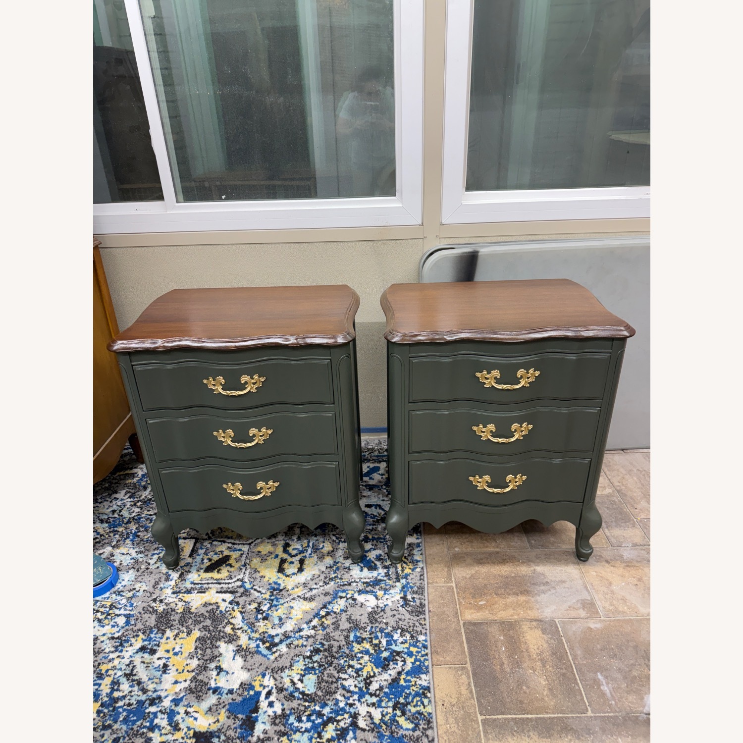 Vintage French Farmhouse Nightstands - image-6