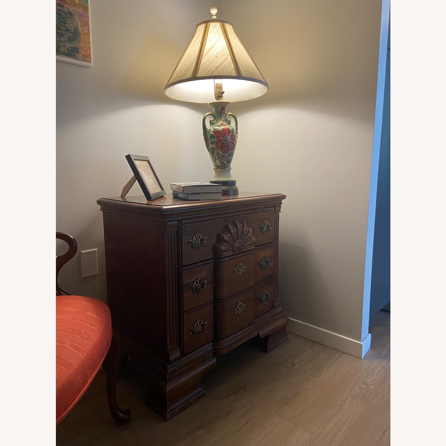 Vintage/Antique Finds Green Table Lamp - image-2