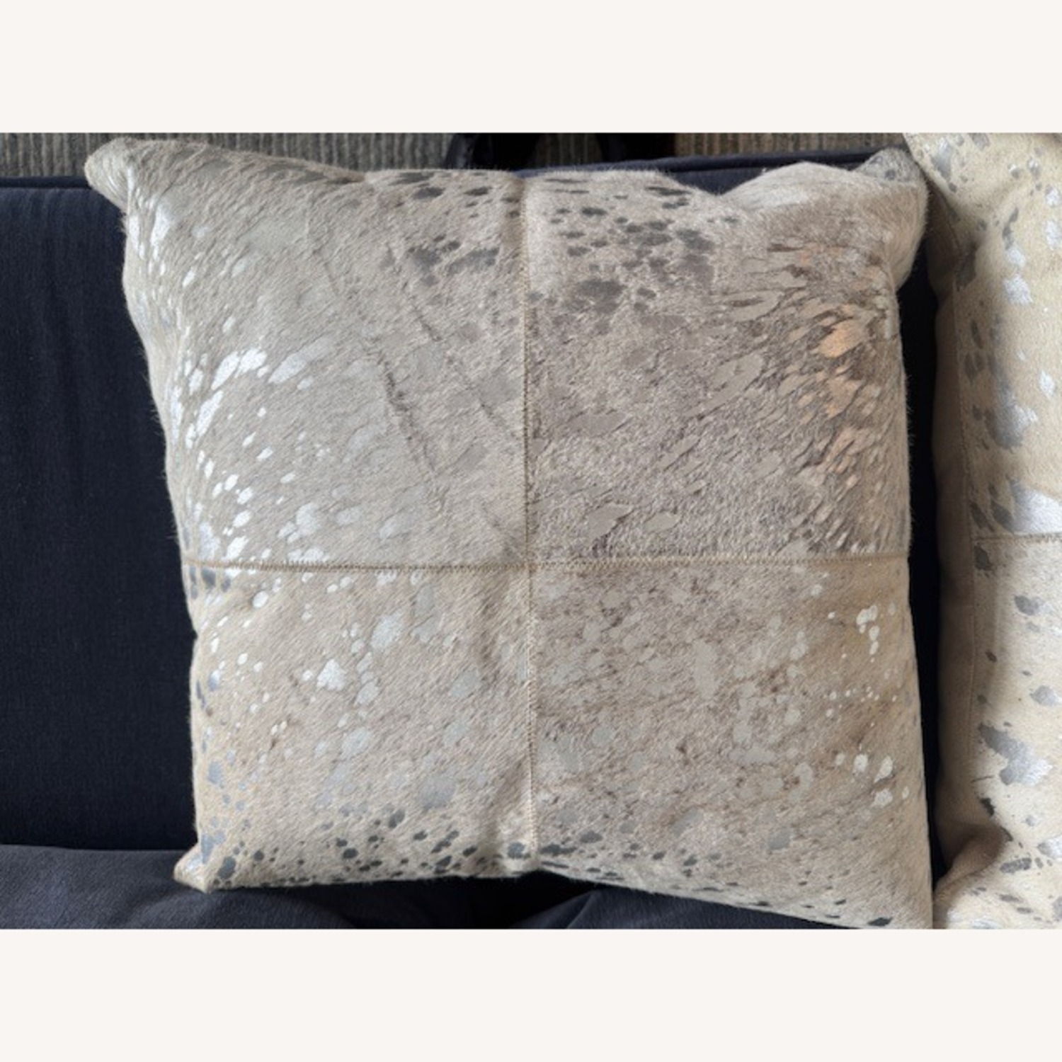 Cowhide Pillow - image-1