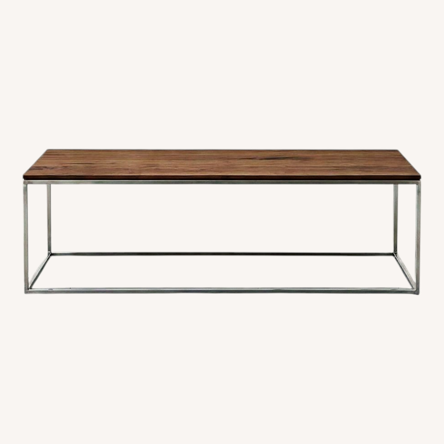 Crate & Barrel Frame Wood Coffee Table - image-0