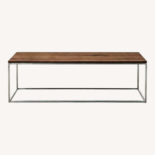 Used Crate & Barrel Frame Wood Coffee Table for sale on AptDeco