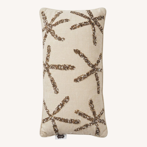 Used Mudpie Natural Fabric Pillow for sale on AptDeco