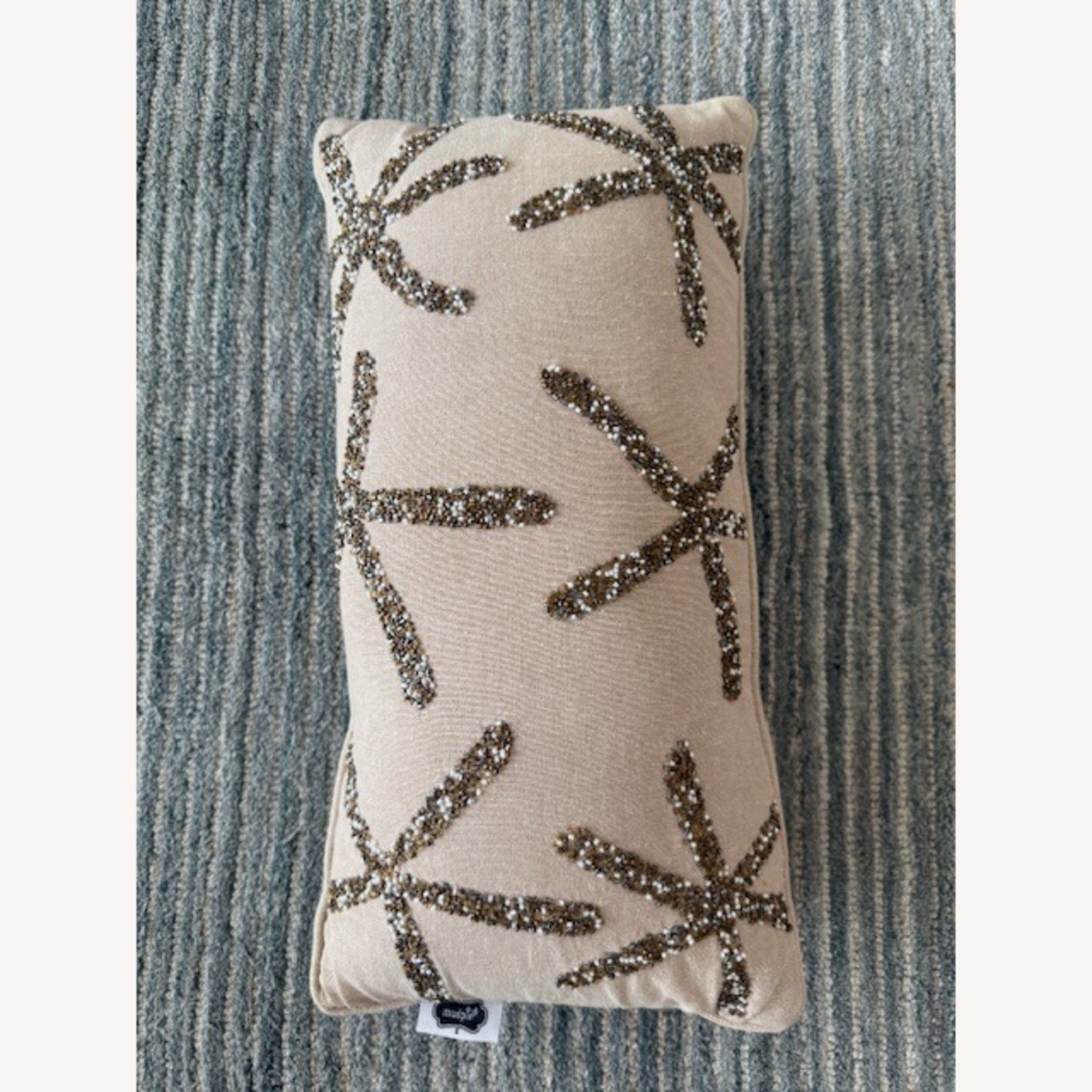 Mudpie Natural Fabric Pillow - image-1