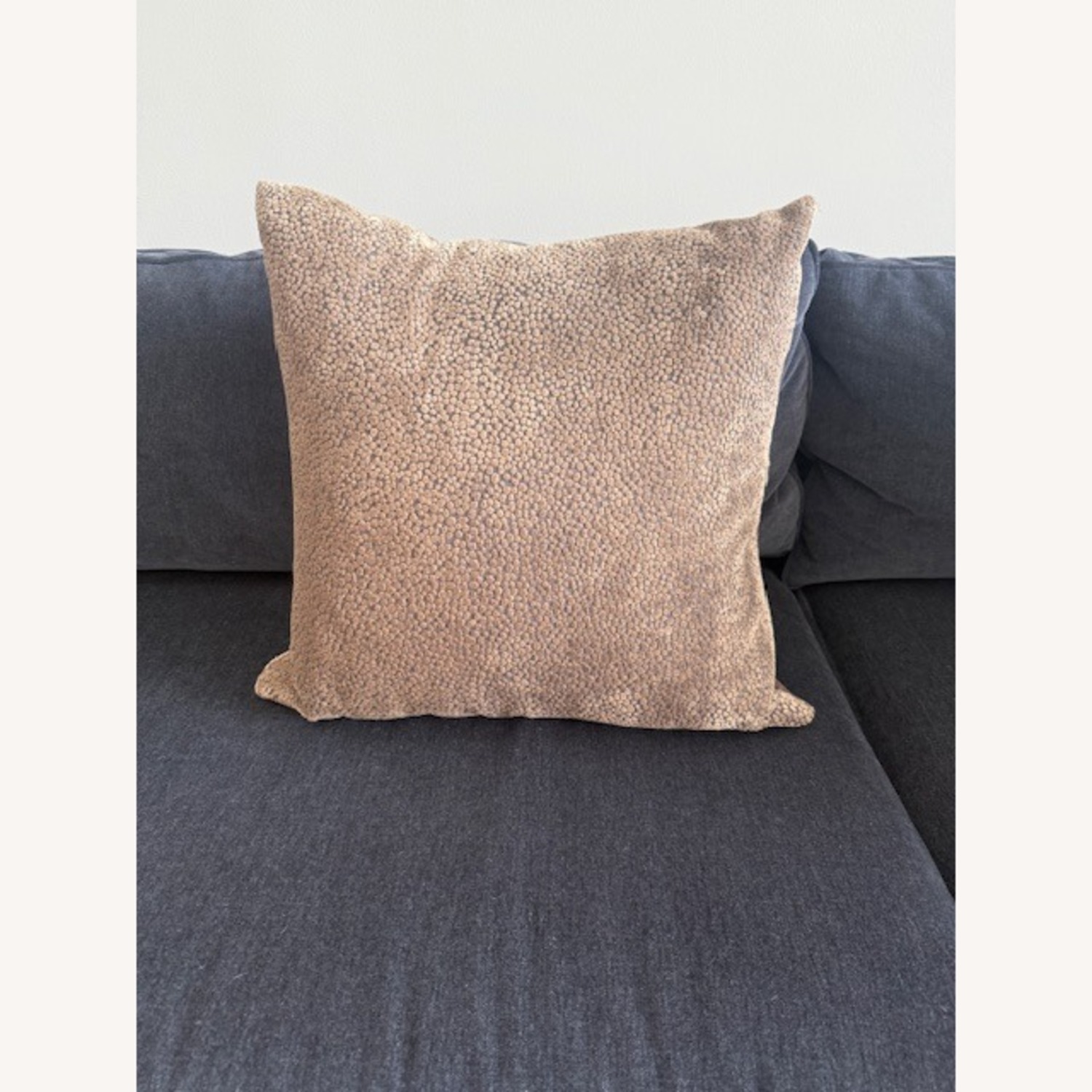 Room & Board Dark Gray Velvet Pillow - image-4