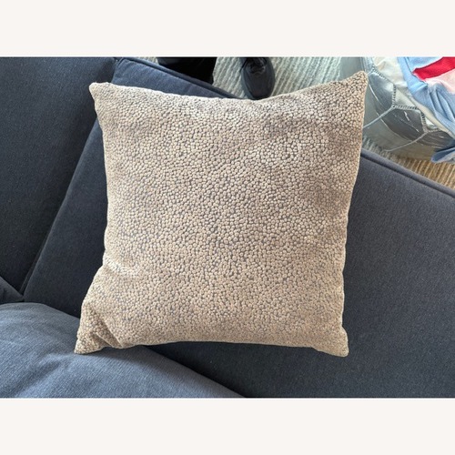 Used Room & Board Dark Gray Velvet Pillow for sale on AptDeco