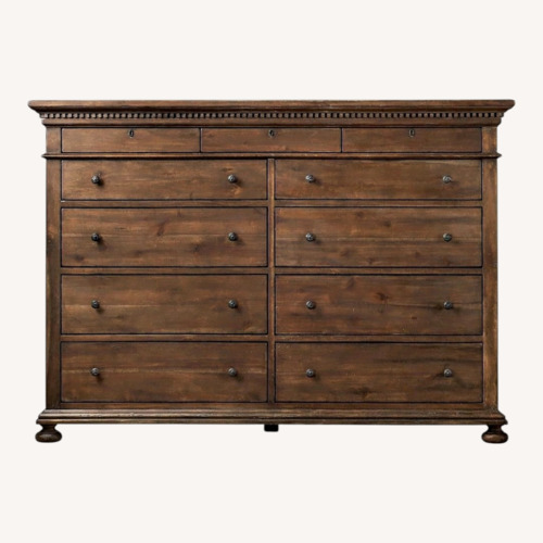 Used Restoration Hardware 11-Drawer Wood Dresser for sale on AptDeco