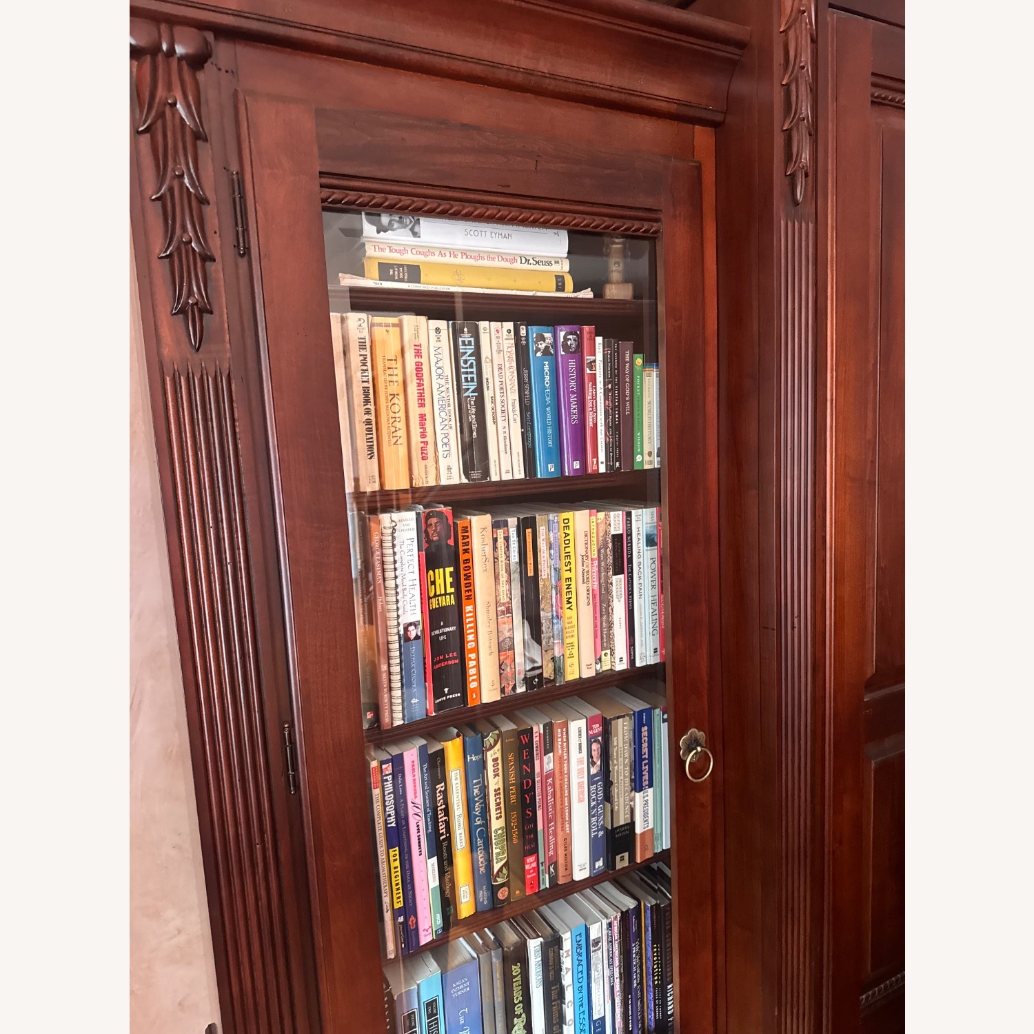 Ethan Allen Console/Book Shelves - image-2
