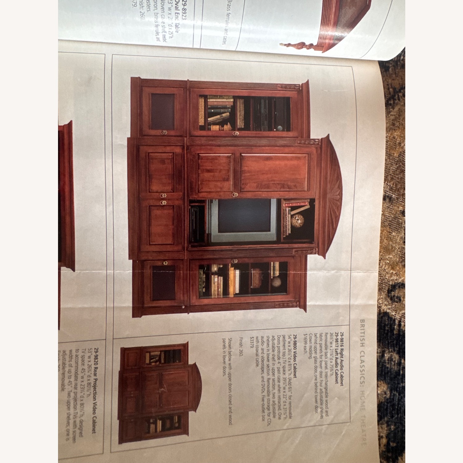 Ethan Allen Console/Book Shelves - image-5