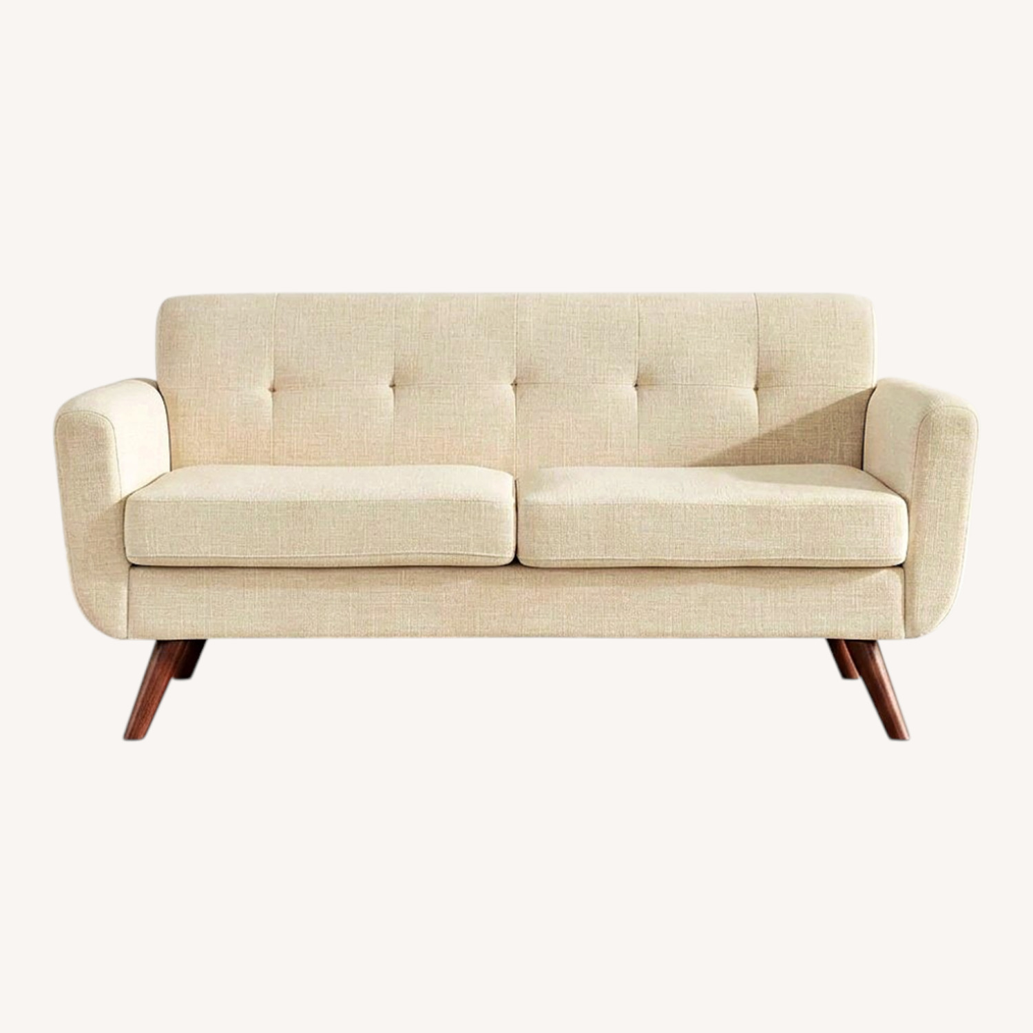 Wayfair White Loveseat - image-0