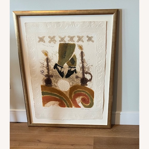 Used Framed Theo Tobias Artist Proof Lithograph for sale on AptDeco