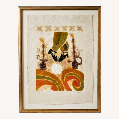 Used Framed Theo Tobias Artist Proof Lithograph for sale on AptDeco