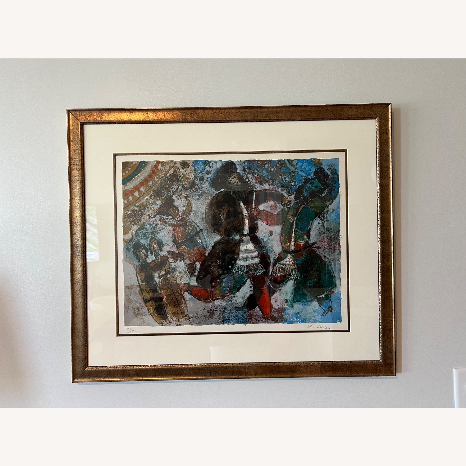 Framed Theo Tobias Lithograph Artist Proof - image-2