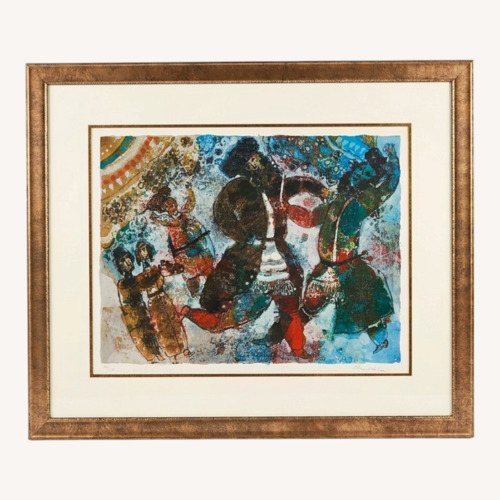 Used Framed Theo Tobias Lithograph Artist Proof for sale on AptDeco