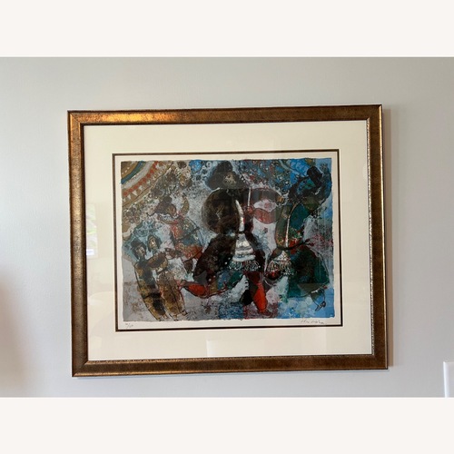 Used Framed Theo Tobias Lithograph Artist Proof for sale on AptDeco