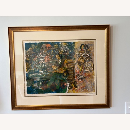 Used Framed Theo Tobias Lithograph Artist Proof for sale on AptDeco