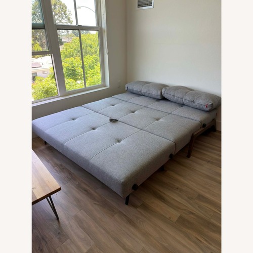 Used Gingko Furniture Light Gray Fabric Sleeper Sofa for sale on AptDeco