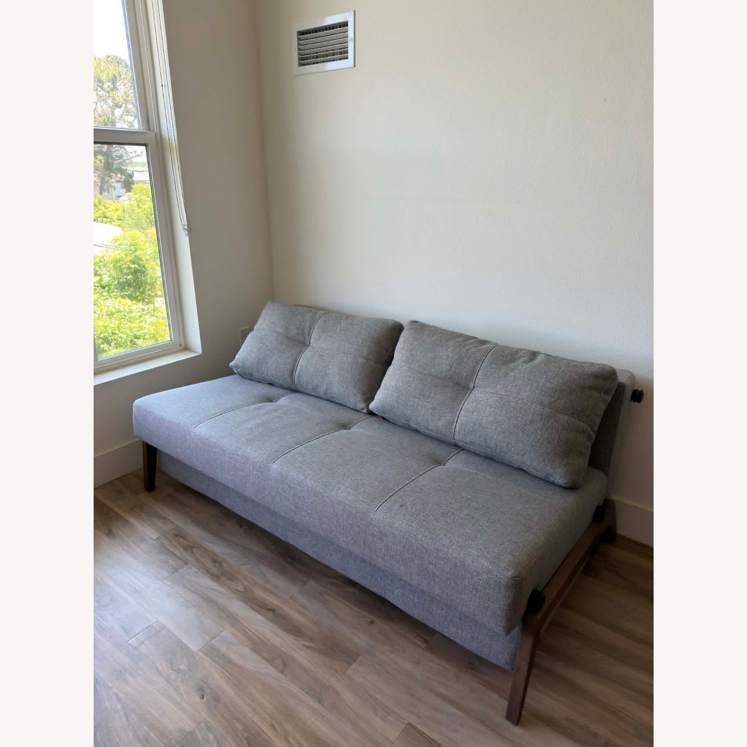 Gingko Furniture Light Gray Fabric Sleeper Sofa - image-3