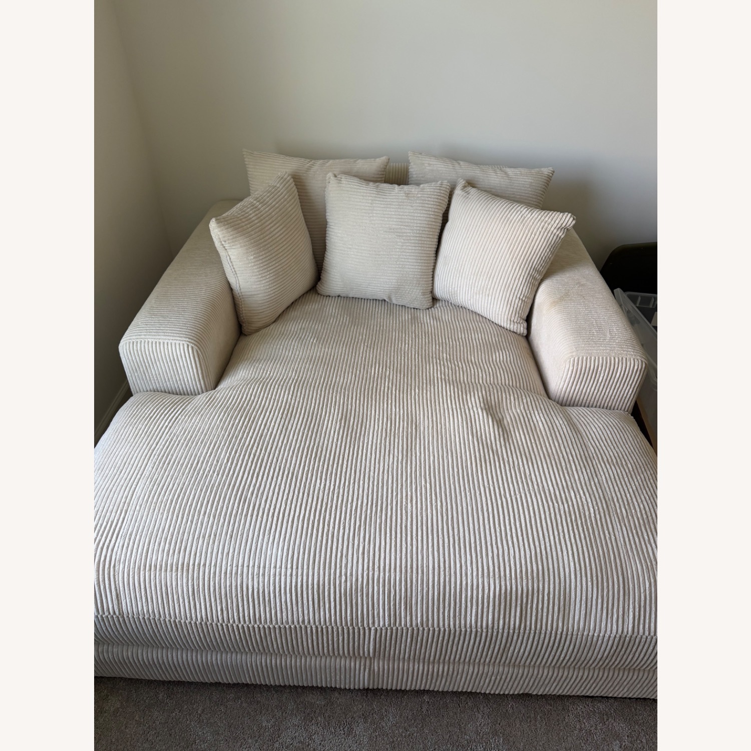 Wayfair White Armchair - image-2