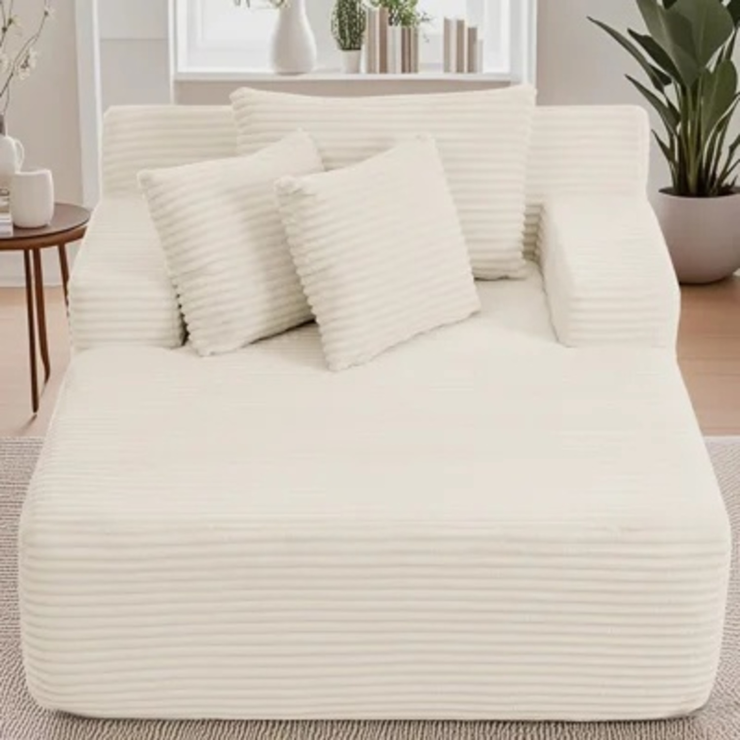 Wayfair White Armchair - image-4