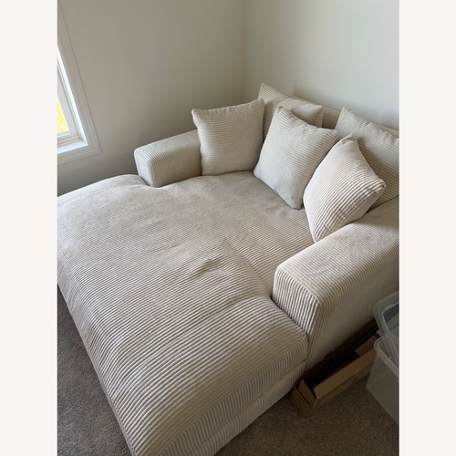 Used Wayfair White Armchair for sale on AptDeco