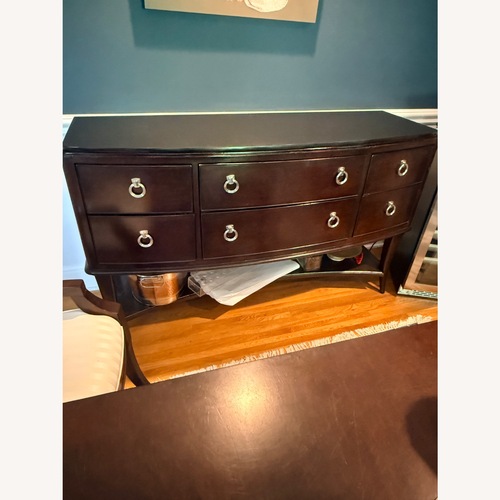 Used Pulaski Furniture Dark Brown Wood Sideboard for sale on AptDeco