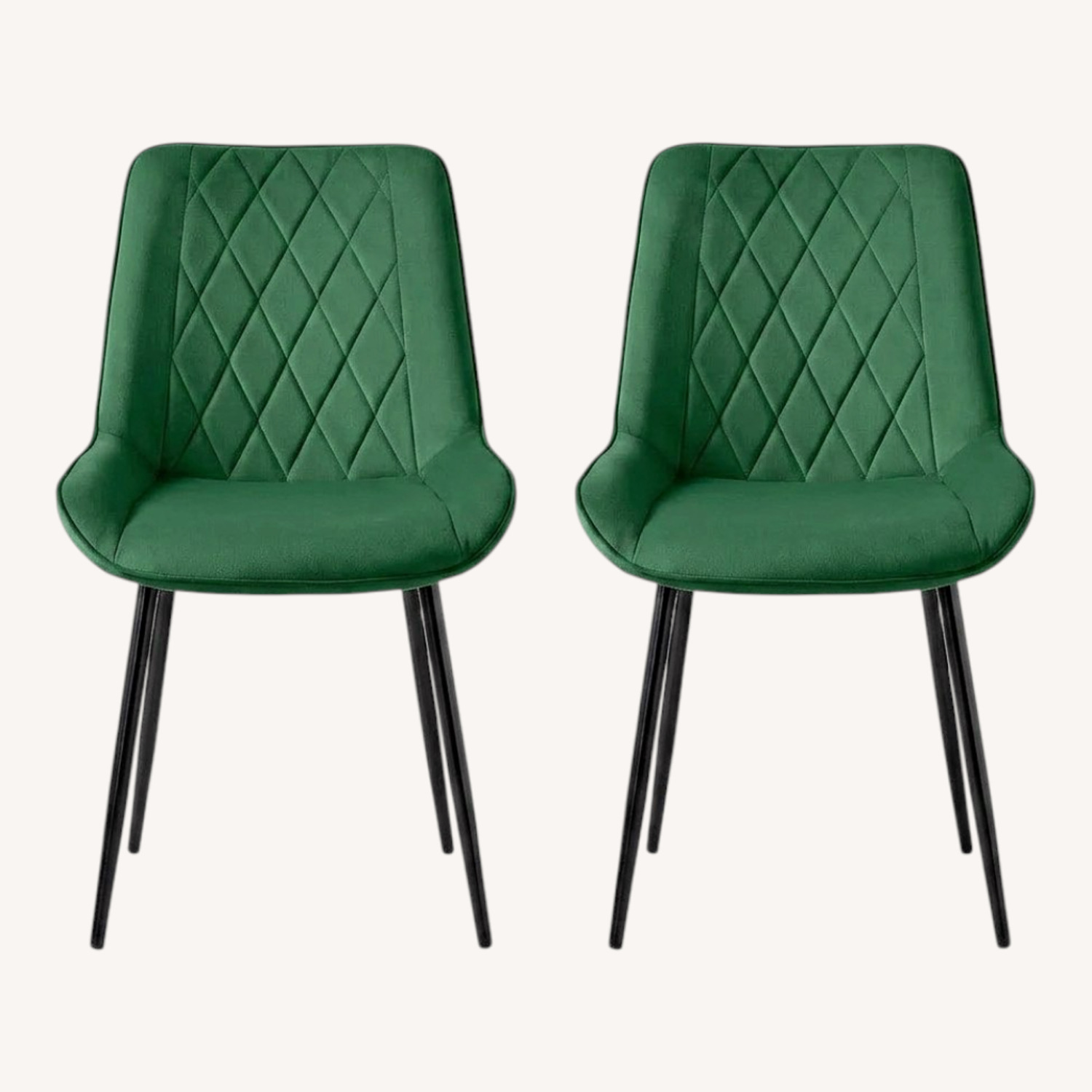 Wayfair Green Velvet Dining Chairs - image-0