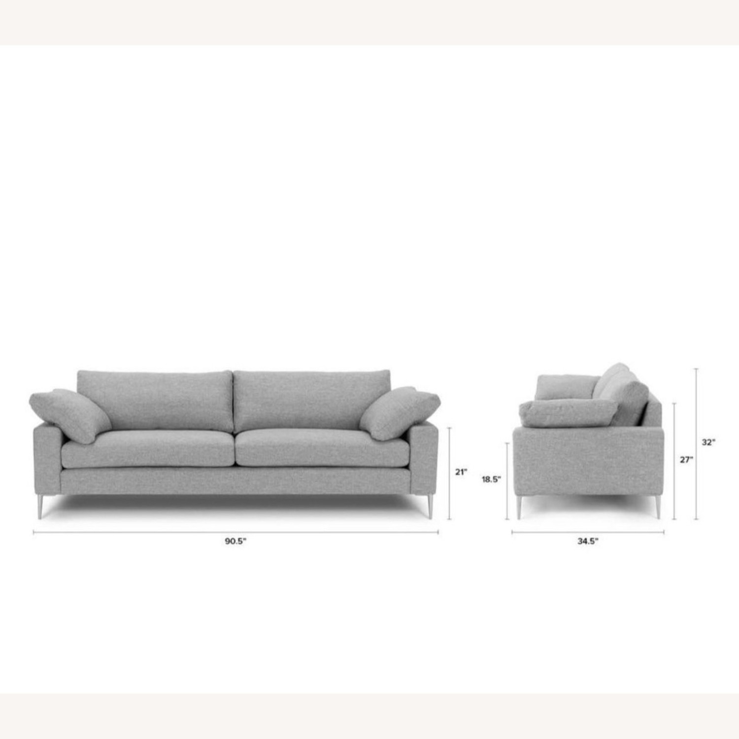 Article Nova Light Gray Sofa - image-5