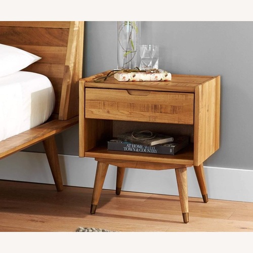 Used Scandinavian Designs Natural Wood Nightstands for sale on AptDeco