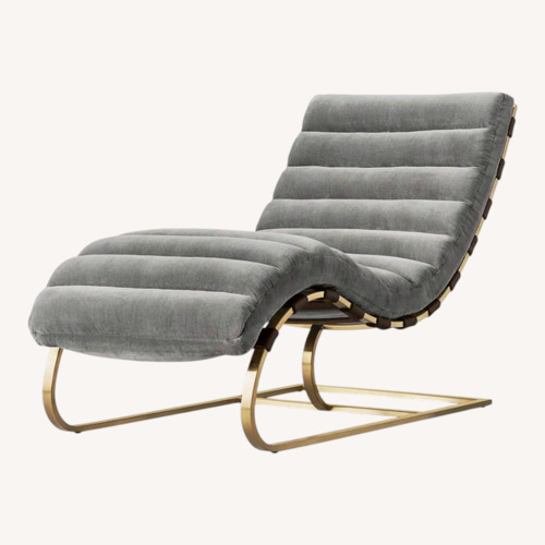 Used Restoration Hardware Light Gray Accent Chair for sale on AptDeco