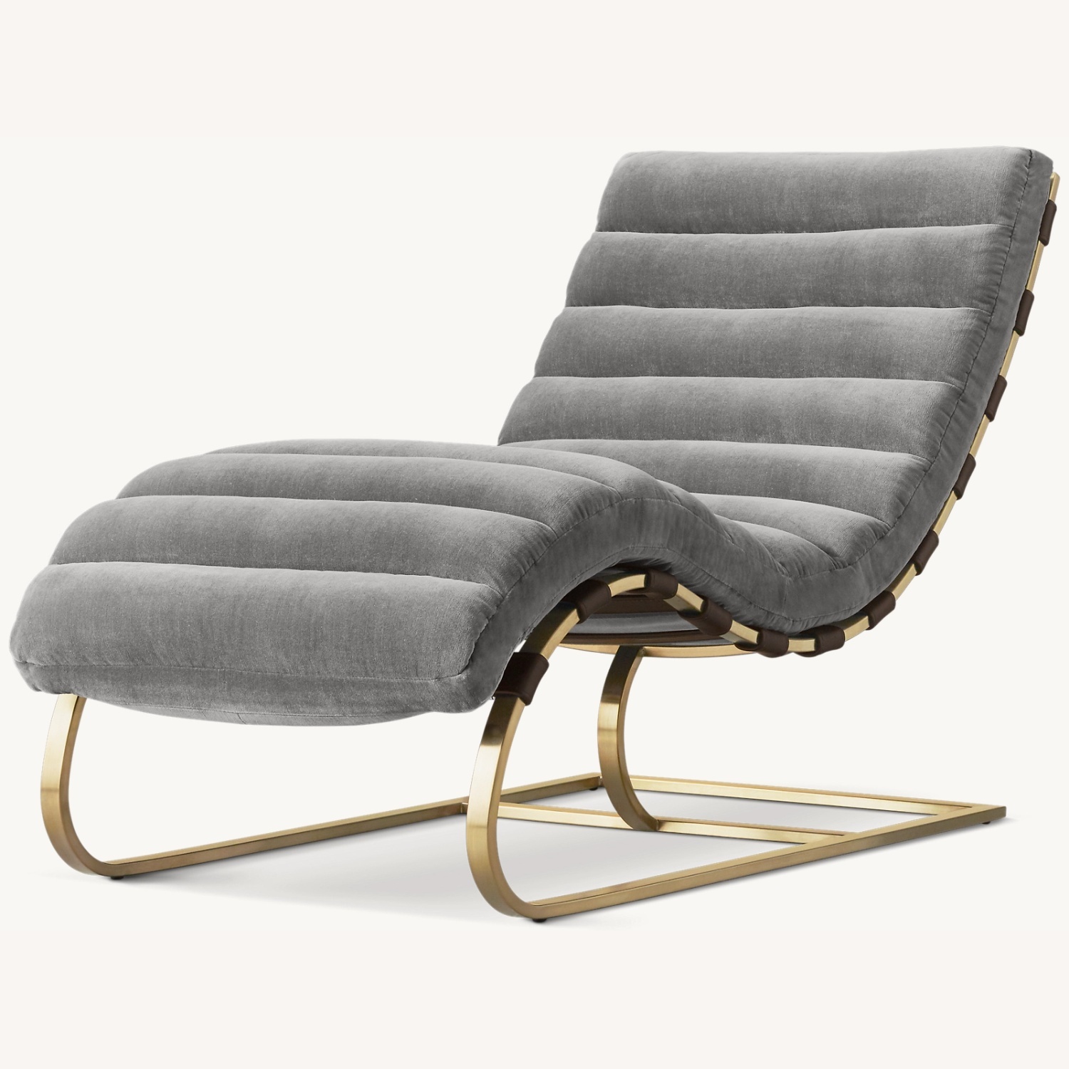 Restoration Hardware Light Gray Accent Chair - image-5