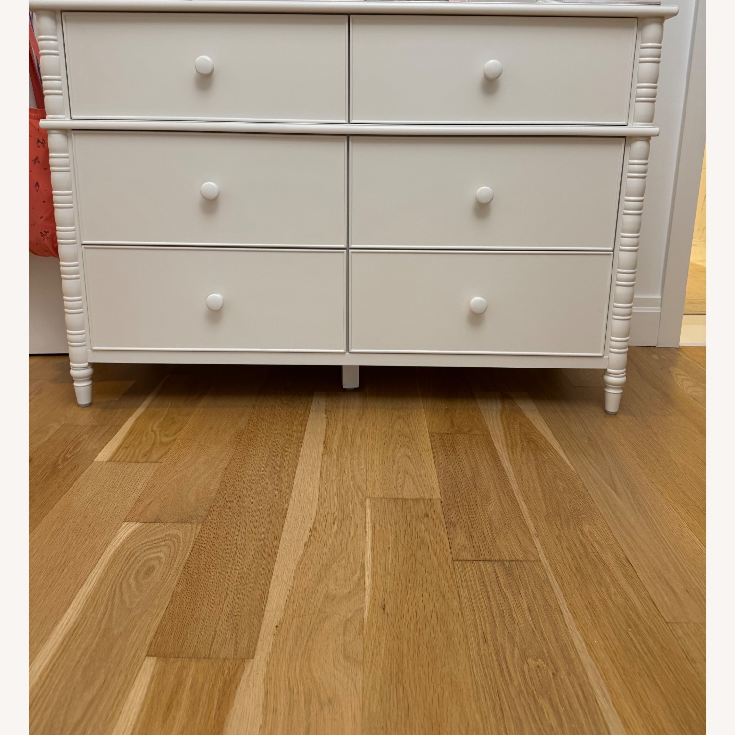 Pottery Barn Teen White Wood Dresser - image-1