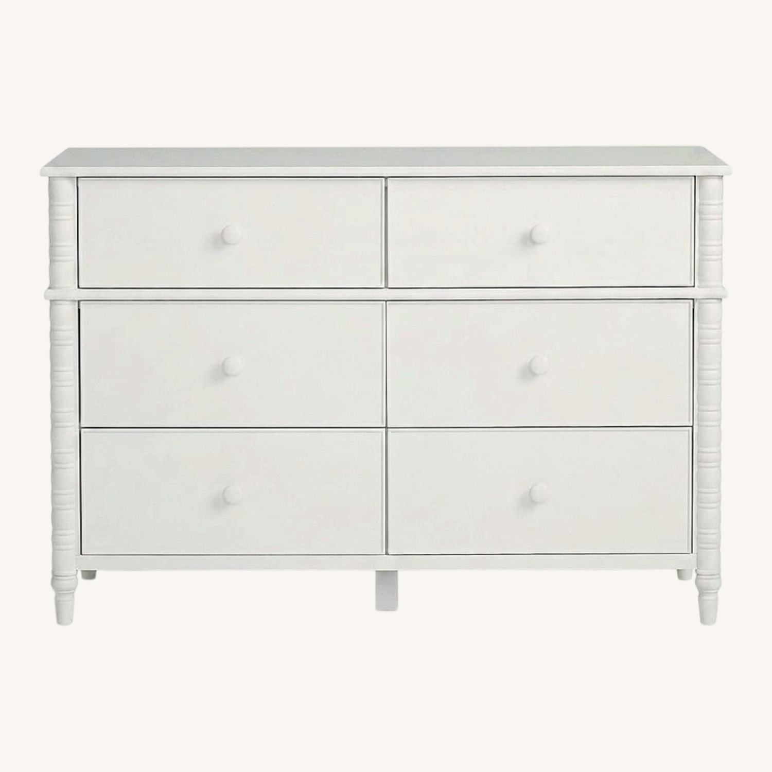 Pottery Barn Teen White Wood Dresser - image-0