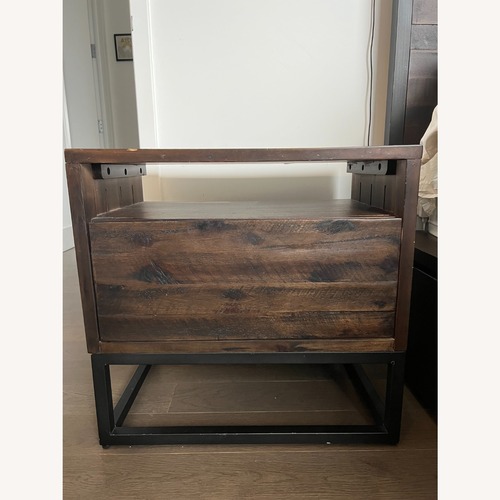 Used West Elm Logan Industrial Style Nightstands (Set of 2) for sale on AptDeco