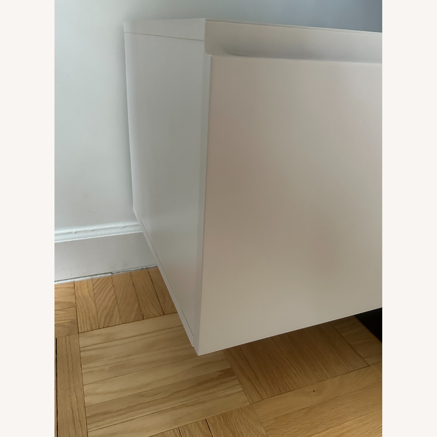 Bed Bath & Beyond Light Brown Wood Media Storage - image-5