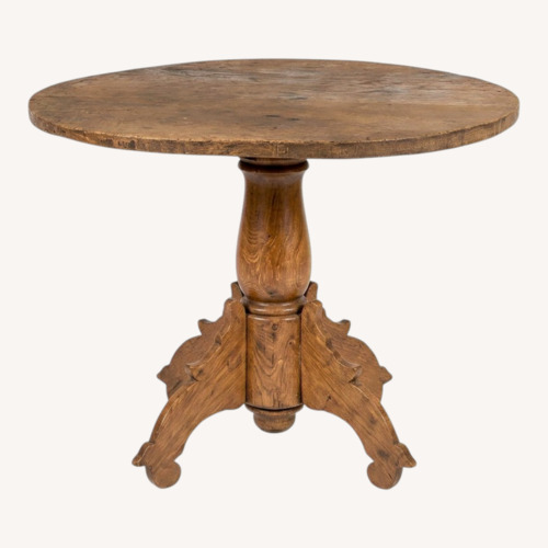 Used Light Brown Wood Dining Table for sale on AptDeco