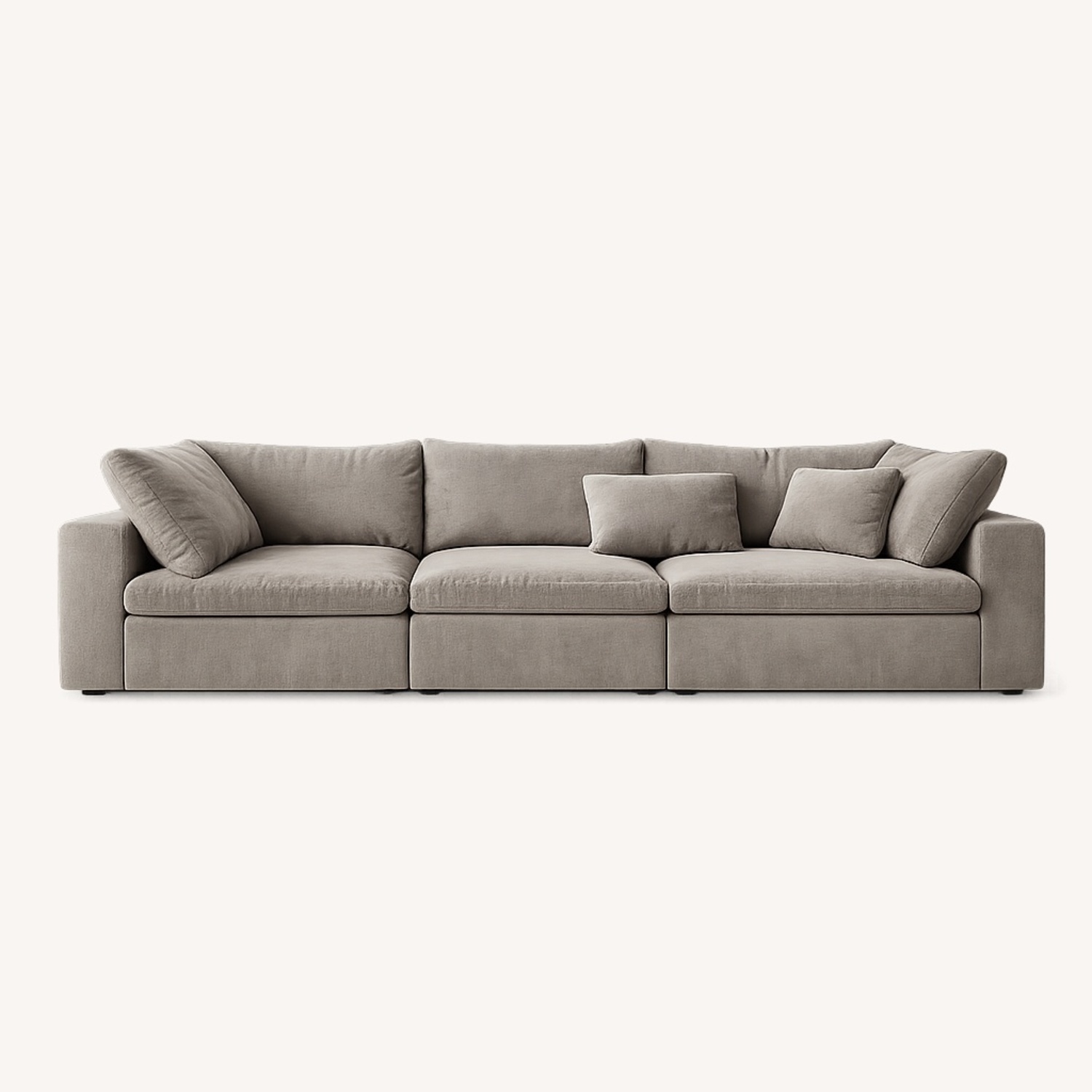 West Elm Harmony 3 Piece Modular Sectional - image-4