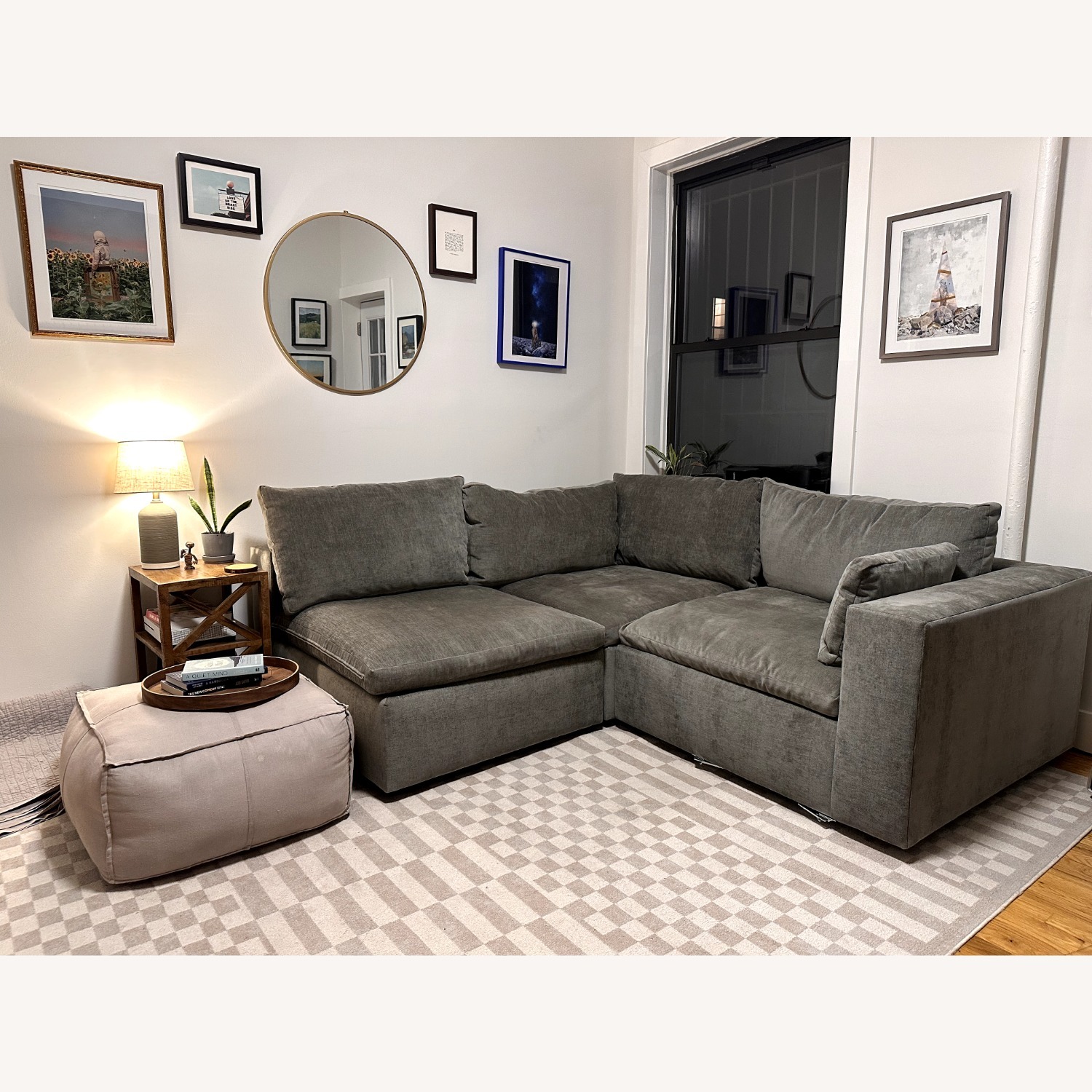 West Elm Harmony 3 Piece Modular Sectional - image-2