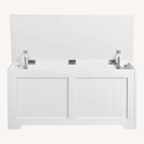 Used Bellini White Wood Chest for sale on AptDeco