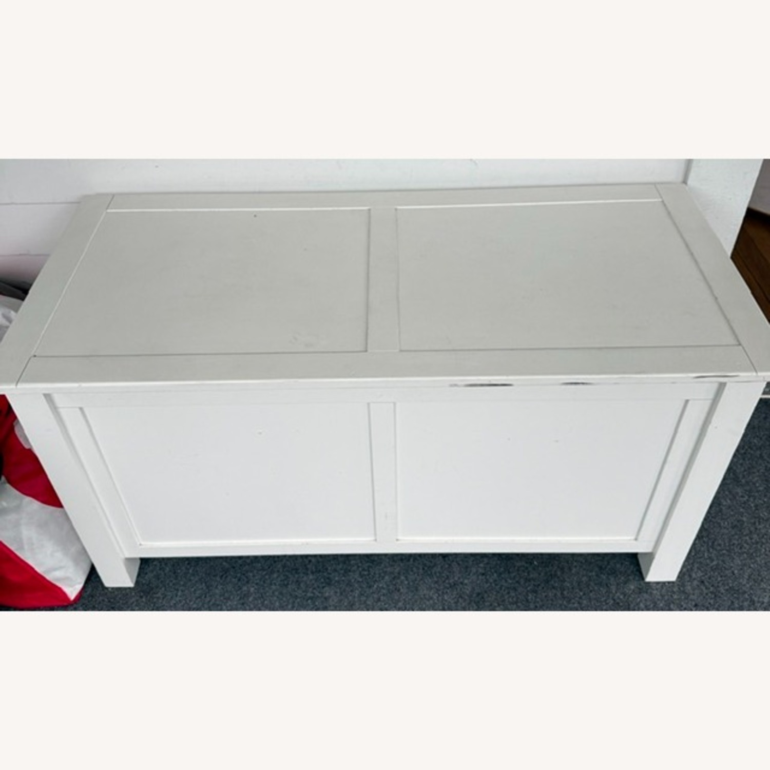 Bellini White Wood Chest - image-1